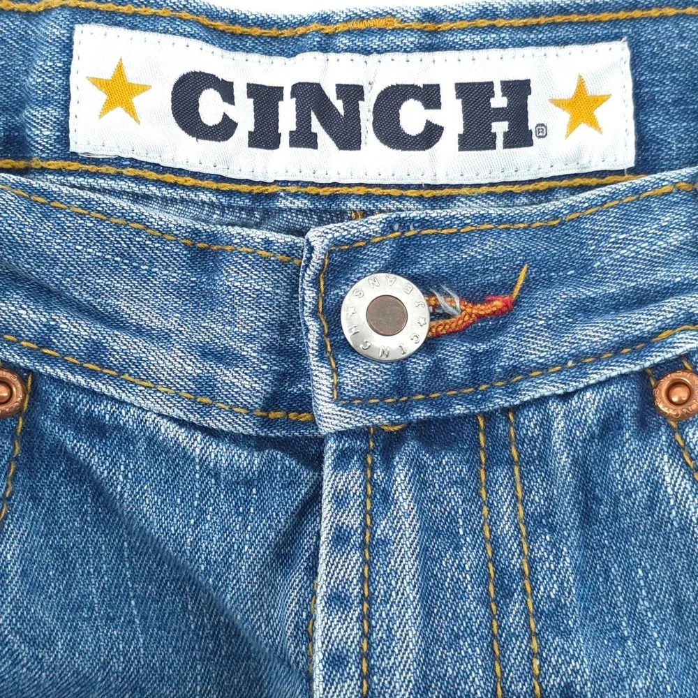 Cinch Boys Jeans MB12881001 Size 12S Blue Medium Wash Western Denim